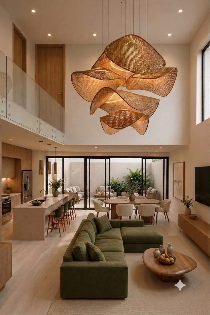 Modern renovated home interior